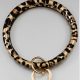 Animal Print Key Ring Bracelet